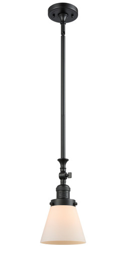 Franklin Restoration LED Mini Pendant in Matte Black (405|206-BK-G61-LED)