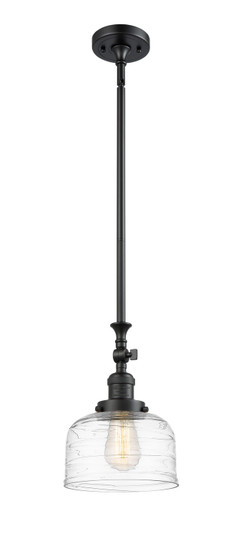 Franklin Restoration LED Mini Pendant in Matte Black (405|206-BK-G713-LED)