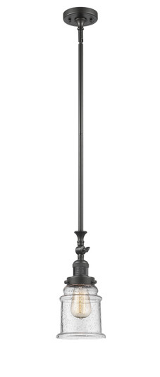 Franklin Restoration One Light Mini Pendant in Oil Rubbed Bronze (405|206-OB-G184)