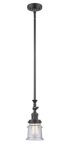 Franklin Restoration One Light Mini Pendant in Oil Rubbed Bronze (405|206-OB-G184S)