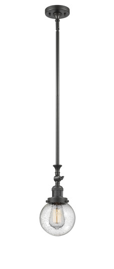 Franklin Restoration One Light Mini Pendant in Oil Rubbed Bronze (405|206-OB-G204-6)