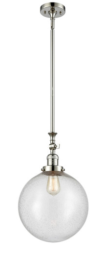 Franklin Restoration LED Mini Pendant in Polished Nickel (405|206-PN-G204-12-LED)