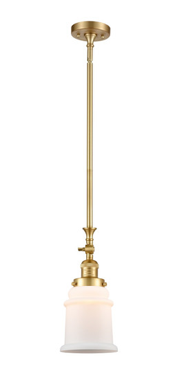 Franklin Restoration LED Mini Pendant in Satin Gold (405|206-SG-G181-LED)