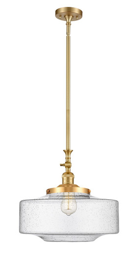 Franklin Restoration LED Mini Pendant in Satin Gold (405|206-SG-G691-16-LED)