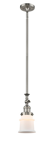 Franklin Restoration LED Mini Pendant in Brushed Satin Nickel (405|206-SN-G181S-LED)