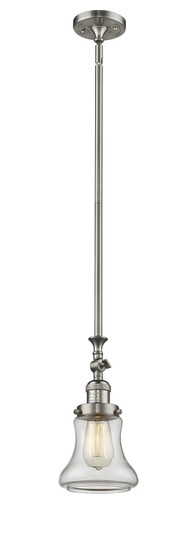 Franklin Restoration One Light Mini Pendant in Brushed Satin Nickel (405|206-SN-G192)