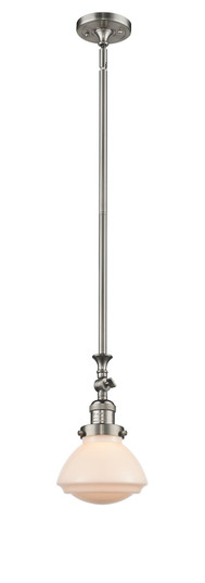 Franklin Restoration LED Mini Pendant in Brushed Satin Nickel (405|206-SN-G321-LED)