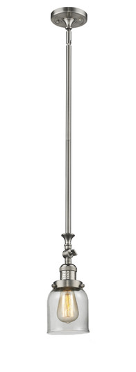 Franklin Restoration One Light Mini Pendant in Brushed Satin Nickel (405|206-SN-G52)