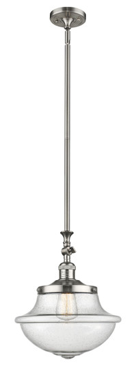 Franklin Restoration LED Mini Pendant in Brushed Satin Nickel (405|206-SN-G544-LED) Franklin Restoration LED Mini Pendant in Brushed Satin Nickel (405|206-SN-G544-LED)