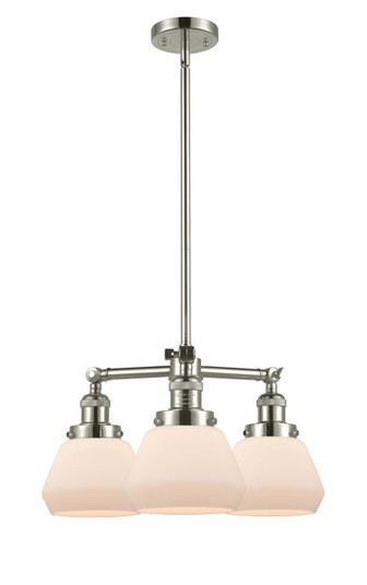 Franklin Restoration LED Chandelier in Polished Nickel (405|207-PN-G171-LED)