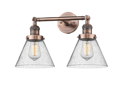 Franklin Restoration LED Bath Vanity in Antique Copper (405|208-AC-G44-LED)