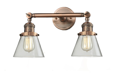Franklin Restoration Two Light Bath Vanity in Antique Copper (405|208-AC-G62)