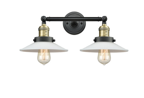 Franklin Restoration Two Light Bath Vanity in Black Antique Brass (405|208-BAB-G1)