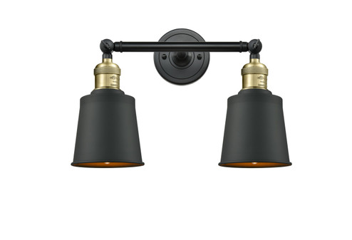 Franklin Restoration LED Bath Vanity in Black Antique Brass (405|208-BAB-M9-BK-LED)
