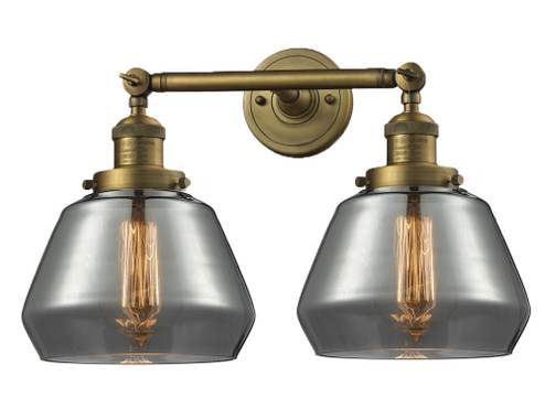 Franklin Restoration Two Light Bath Vanity in Brushed Brass (405|208-BB-G173)