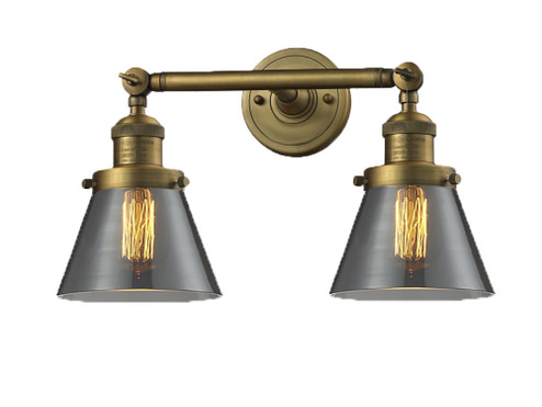 Franklin Restoration Two Light Bath Vanity in Brushed Brass (405|208-BB-G63)