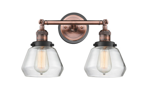 Franklin Restoration Two Light Bath Vanity in Antique Copper (405|208BP-ACBK-G172)