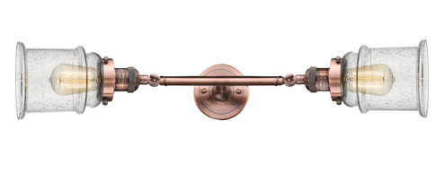 Franklin Restoration Two Light Bath Vanity in Antique Copper (405|208L-AC-G184)