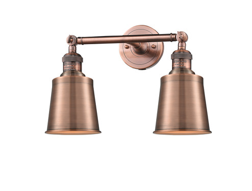Franklin Restoration Two Light Bath Vanity in Antique Copper (405|208L-AC-M9-AC)