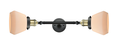 Franklin Restoration Two Light Bath Vanity in Black Antique Brass (405|208L-BAB-G171)