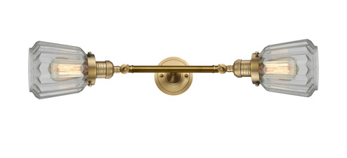 Franklin Restoration LED Bath Vanity in Brushed Brass (405|208L-BB-G142-LED)