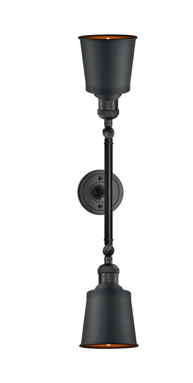 Franklin Restoration LED Bath Vanity in Matte Black (405|208L-BK-M9-BK-LED)