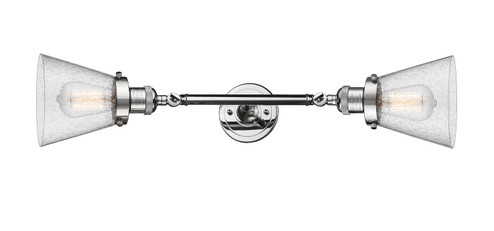 Franklin Restoration Two Light Bath Vanity in Polished Chrome (405|208L-PC-G64)