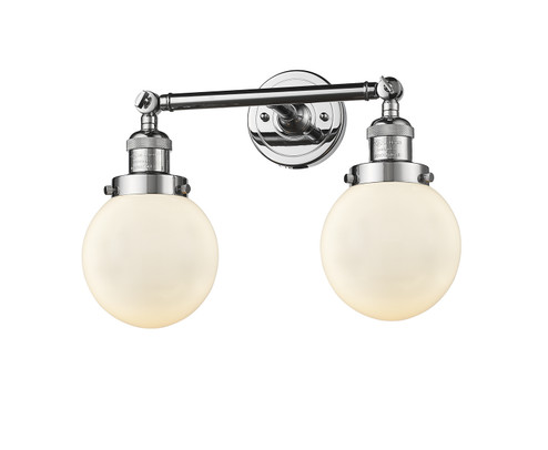 Franklin Restoration Two Light Bath Vanity in Polished Chrome (405|208-PC-G201-6)