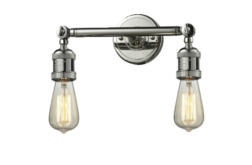 Franklin Restoration Two Light Bath Vanity in Polished Nickel (405|208-PN)