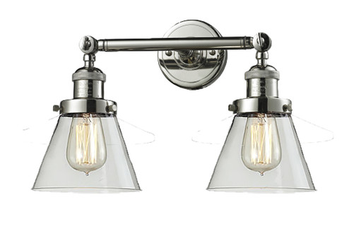 Franklin Restoration Two Light Bath Vanity in Polished Nickel (405|208-PN-G62)