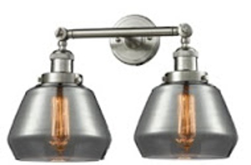 Franklin Restoration Two Light Bath Vanity in Brushed Satin Nickel (405|208-SN-G173)