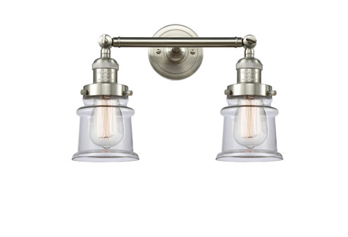 Franklin Restoration Two Light Bath Vanity in Brushed Satin Nickel (405|208-SN-G182S)
