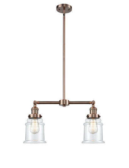 Franklin Restoration LED Island Pendant in Antique Copper (405|209-AC-G182-LED)