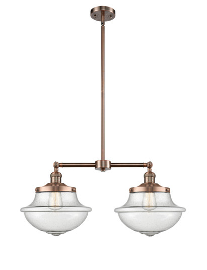 Franklin Restoration LED Island Pendant in Antique Copper (405|209-AC-G544-LED)