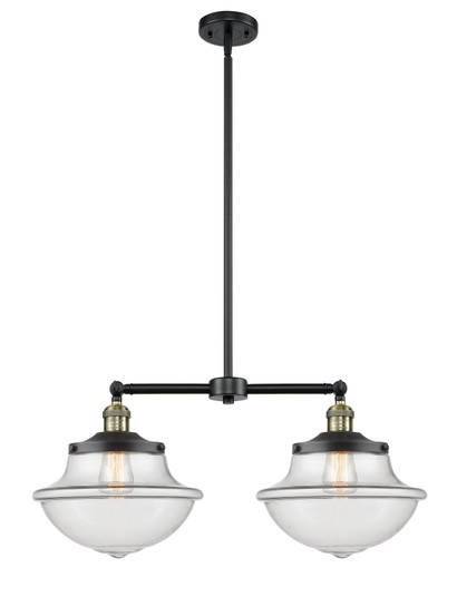 Franklin Restoration LED Island Pendant in Black Antique Brass (405|209-BAB-G542-LED)