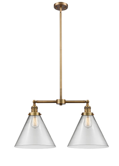 Franklin Restoration LED Island Pendant in Brushed Brass (405|209-BB-G42-L-LED)