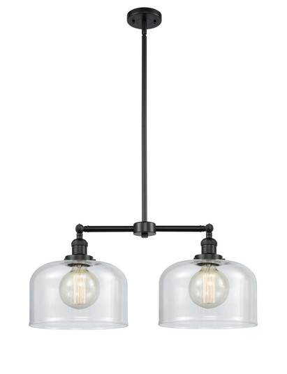 Franklin Restoration LED Island Pendant in Matte Black (405|209-BK-G72-L-LED)