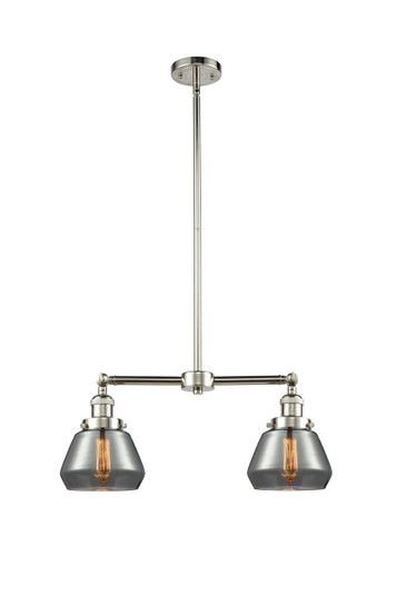 Franklin Restoration LED Island Pendant in Polished Nickel (405|209-PN-G173-LED)