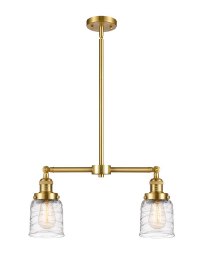 Franklin Restoration LED Island Pendant in Satin Gold (405|209-SG-G513-LED)