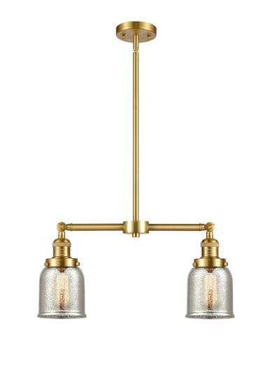 Franklin Restoration LED Island Pendant in Satin Gold (405|209-SG-G58-LED)