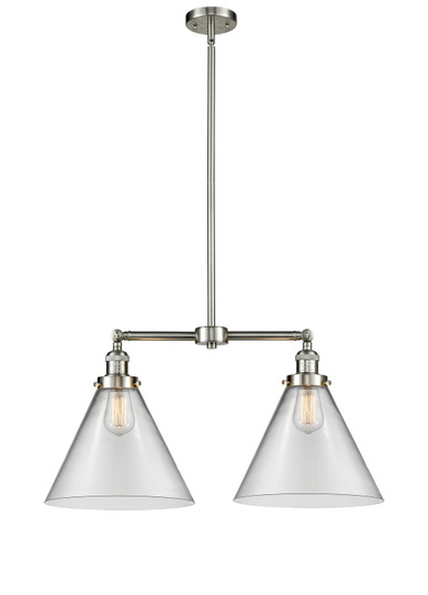 Franklin Restoration LED Island Pendant in Brushed Satin Nickel (405|209-SN-G42-L-LED)