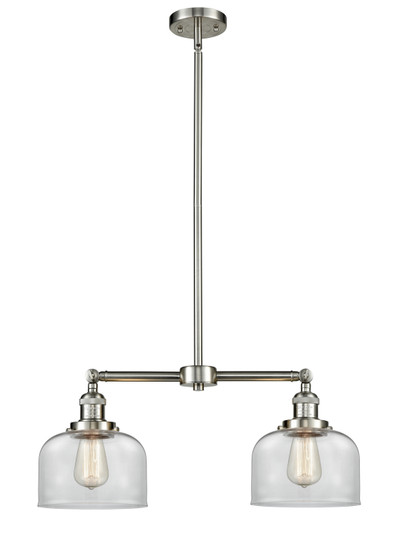 Franklin Restoration LED Island Pendant in Brushed Satin Nickel (405|209-SN-G72-LED)