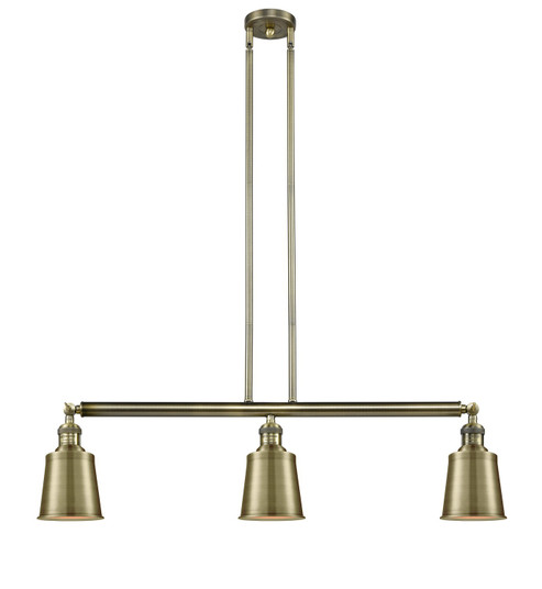Franklin Restoration LED Island Pendant in Antique Brass (405|213-AB-M9-AB)