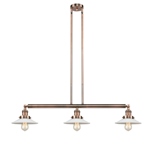 Franklin Restoration LED Island Pendant in Antique Copper (405|213-AC-G1-LED)