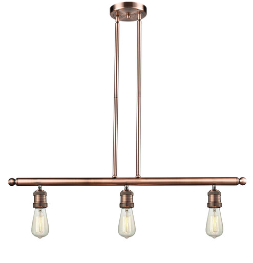 Franklin Restoration LED Island Pendant in Antique Copper (405|213-AC-LED)