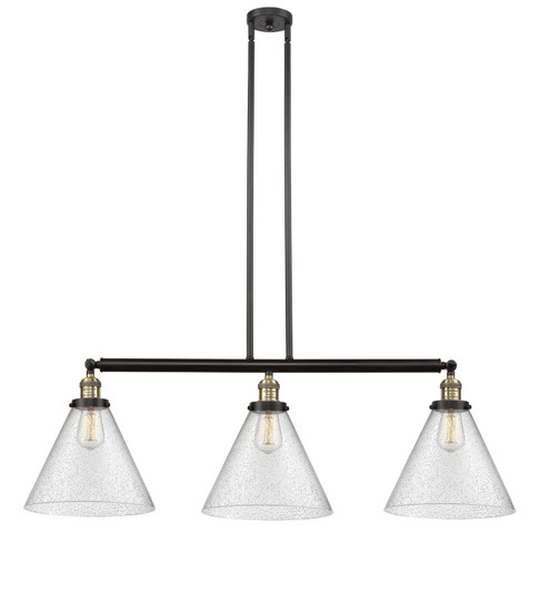 Franklin Restoration LED Island Pendant in Black Antique Brass (405|213-BAB-G44-L-LED)