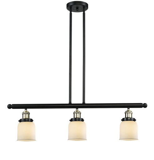 Franklin Restoration Three Light Island Pendant in Black Antique Brass (405|213-BAB-G51)