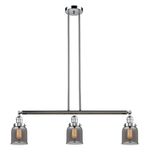 Franklin Restoration Three Light Island Pendant in Polished Chrome (405|213-PC-G53)