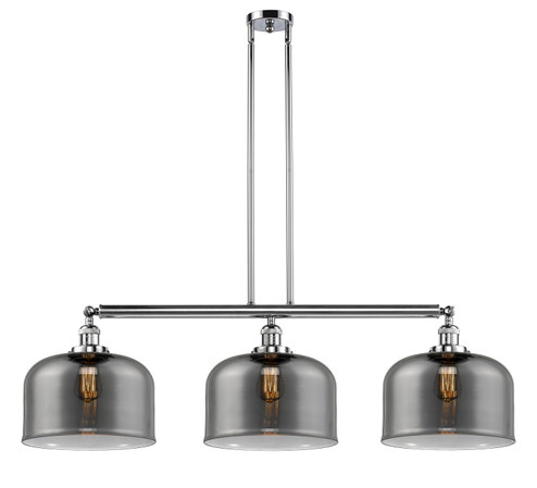 Franklin Restoration Three Light Island Pendant in Polished Chrome (405|213-PC-G73-L)
