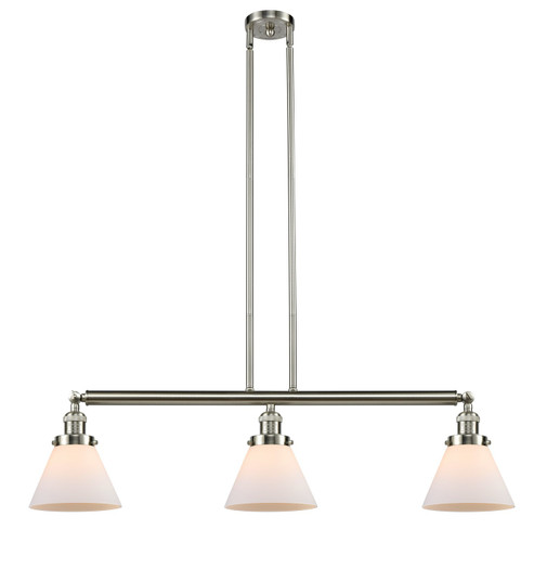 Franklin Restoration LED Island Pendant in Brushed Satin Nickel (405|213-SN-G41-LED)